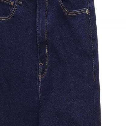 Womens UK Size 8 Marks and Spencer Regular Fit Skinny Blue Jeans