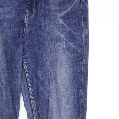 Womens UK Size 30 in Marks and Spencer Regular Fit Skinny Blue Jeans