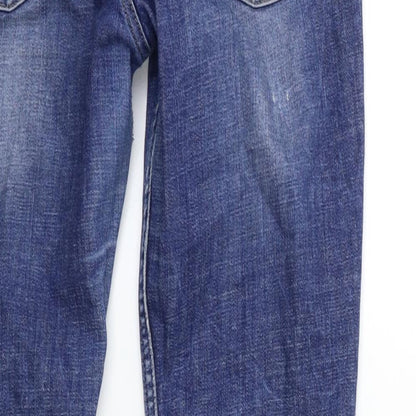Womens UK Size 30 in Marks and Spencer Regular Fit Skinny Blue Jeans