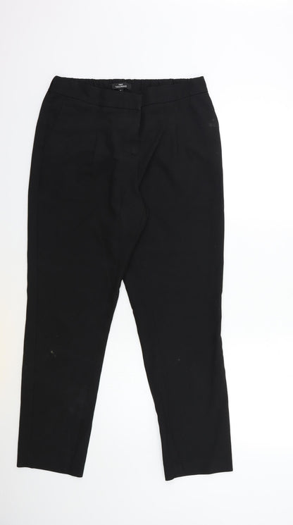 Womens UK Size 10 NEXT Regular Fit  Black Trousers