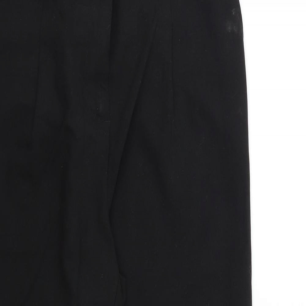 Womens UK Size 10 NEXT Regular Fit  Black Trousers