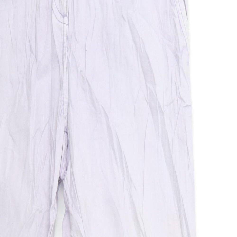 NEXT Womens Purple  Denim Tapered Jeans Size 6 L29 in