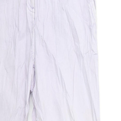 NEXT Womens Purple  Denim Tapered Jeans Size 6 L29 in