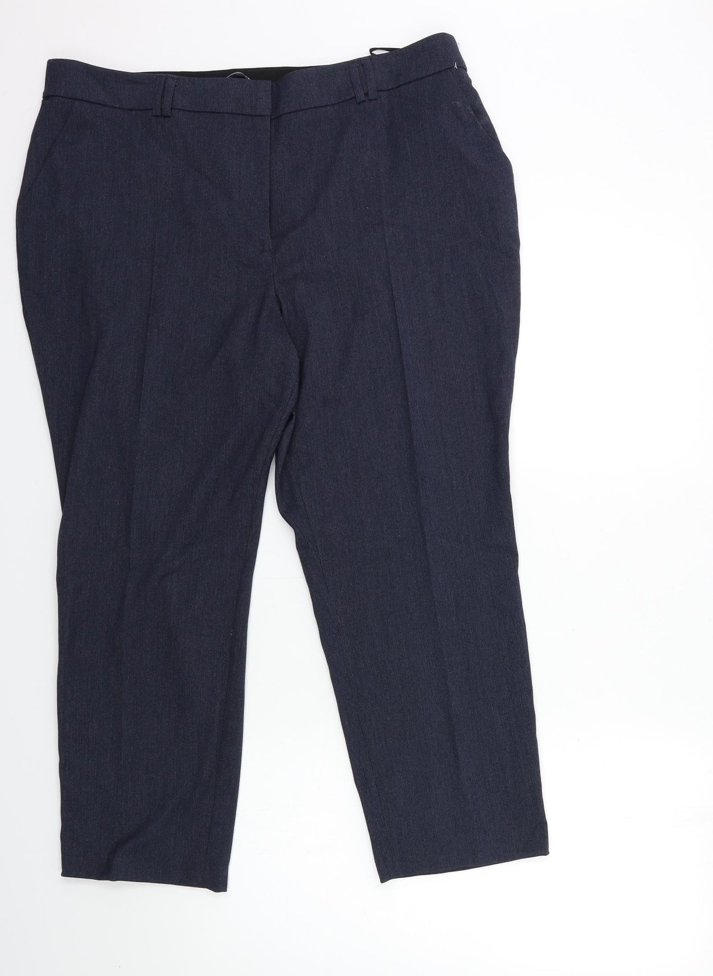 Bonmarché Womens Blue   Trousers  Size 18 L25 in
