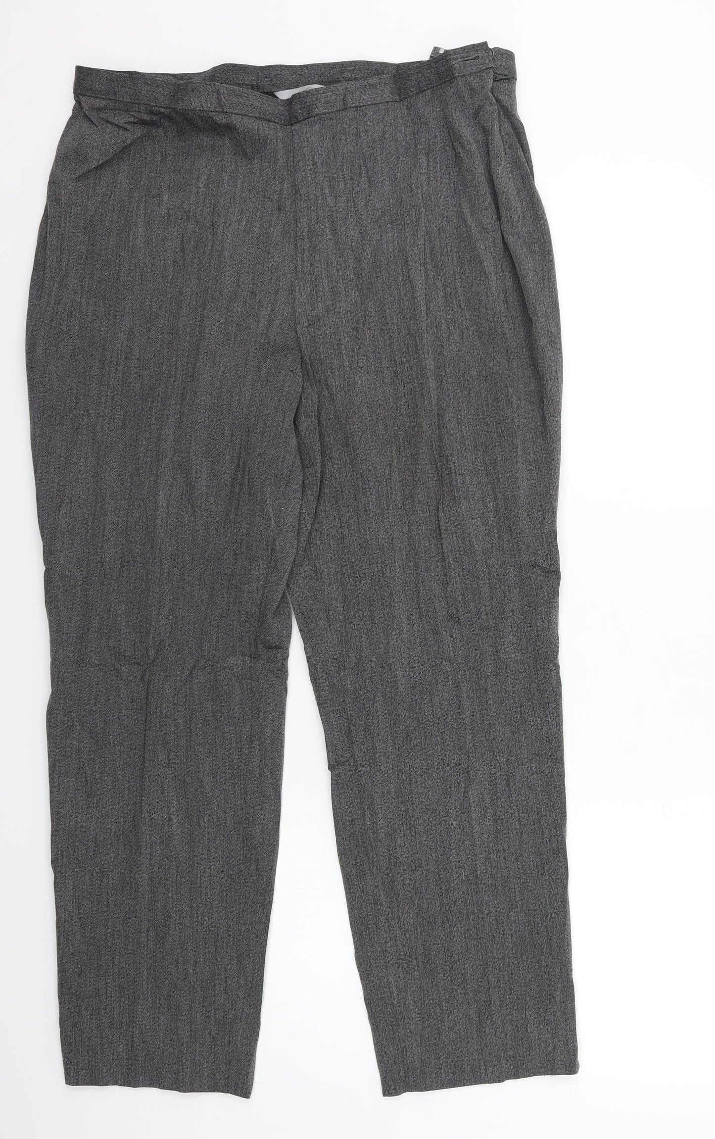 Womens UK Size 18 Marks and Spencer Regular Fit  Grey Trousers