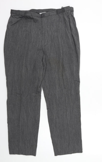 Womens UK Size 18 Marks and Spencer Regular Fit  Grey Trousers