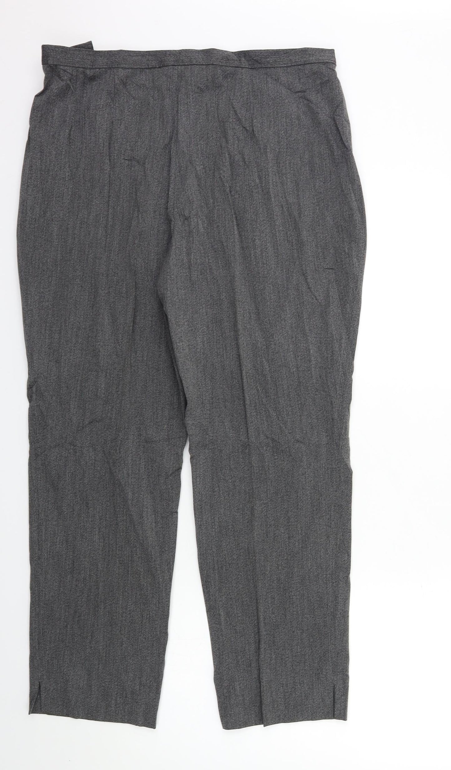 Womens UK Size 18 Marks and Spencer Regular Fit  Grey Trousers
