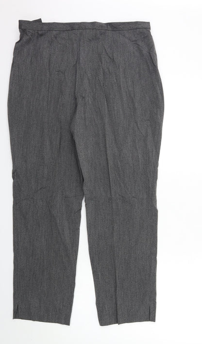 Womens UK Size 18 Marks and Spencer Regular Fit  Grey Trousers