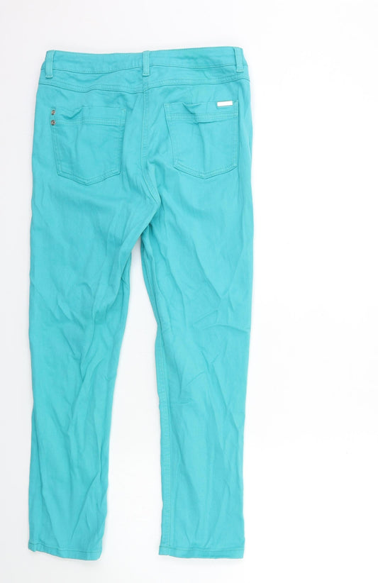 CC Womens Green  Denim Skinny Jeans Size 10 L26 in