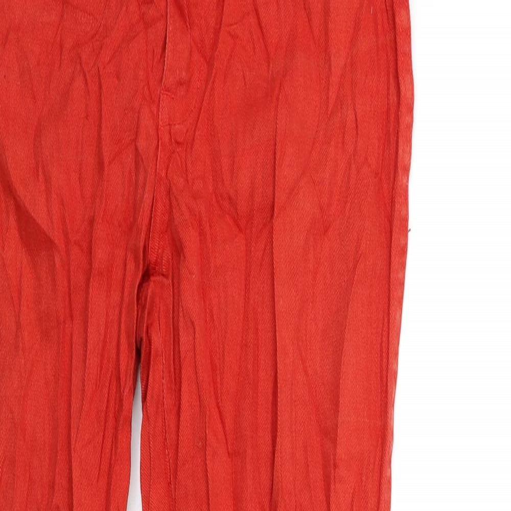 Womens UK Size 26 in Preworn Regular Fit Skinny Red Jeans
