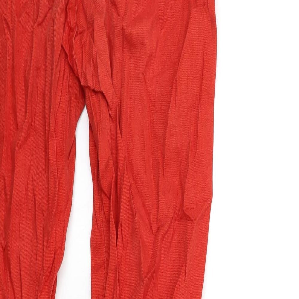 Womens UK Size 26 in Preworn Regular Fit Skinny Red Jeans