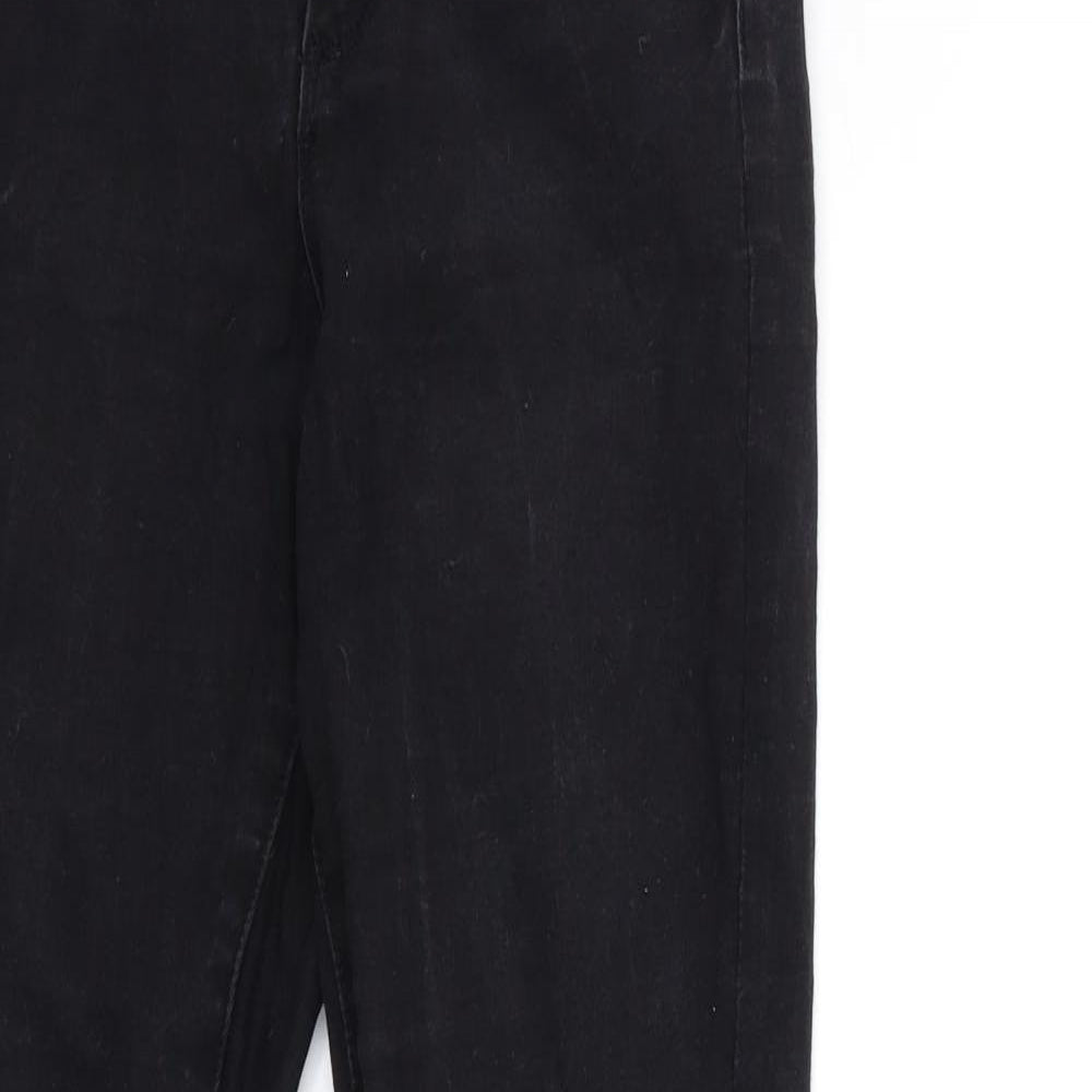 Denim & Co. Womens Black  Denim Skinny Jeans Size 8 L30 in