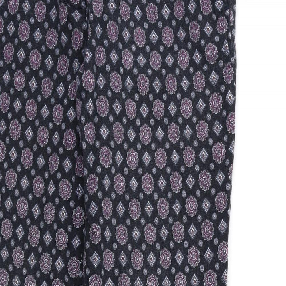 Womens UK Size 8 River Island Regular Fit  Black Trousers