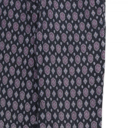 Womens UK Size 8 River Island Regular Fit  Black Trousers