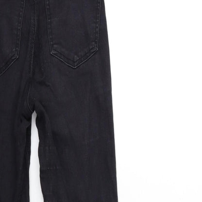 Topshop Womens Black  Denim Skinny Jeans Size 26 in L30 in