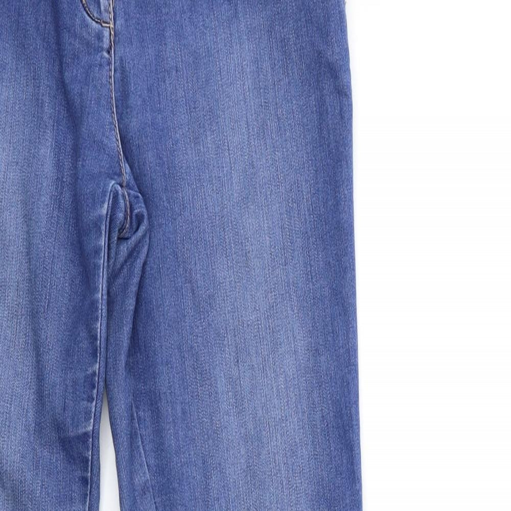 Womens UK Size 10 Preworn Regular Fit Skinny Blue Jeans