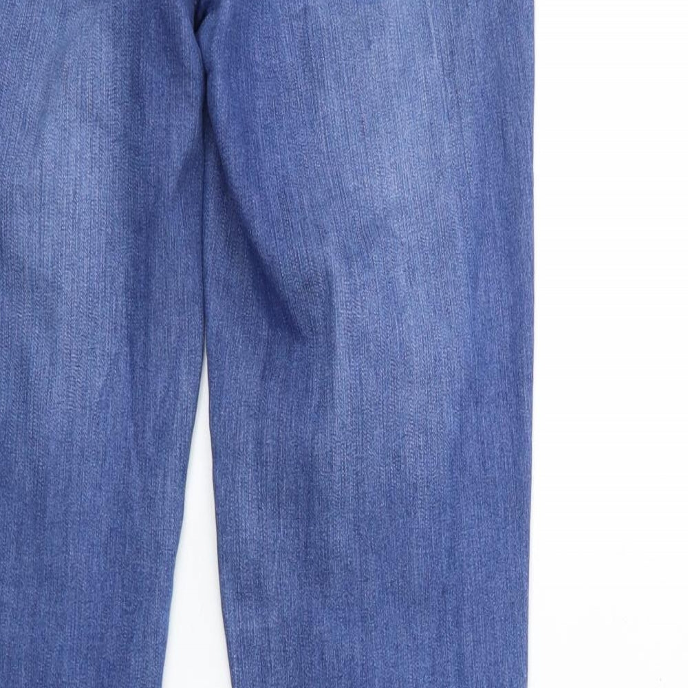 Womens UK Size 10 Preworn Regular Fit Skinny Blue Jeans