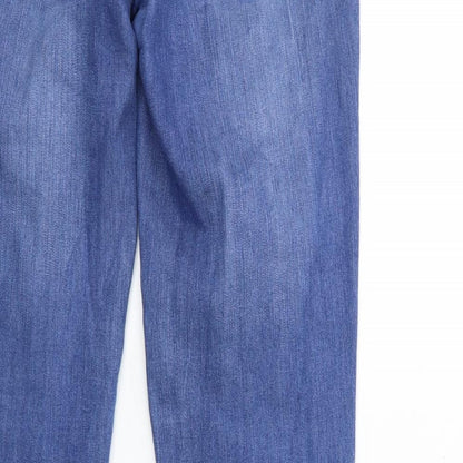 Womens UK Size 10 Preworn Regular Fit Skinny Blue Jeans