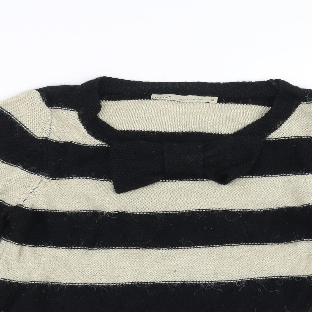 Womens UK Size 10 NEXT Black Pullover Jumper