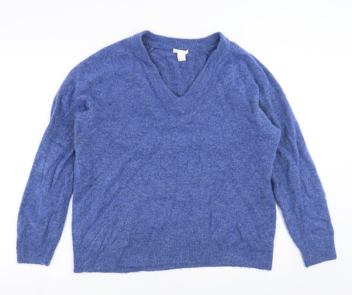 Womens UK Size M H&M Blue Pullover Jumper