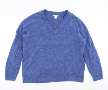 Womens UK Size M H&M Blue Pullover Jumper