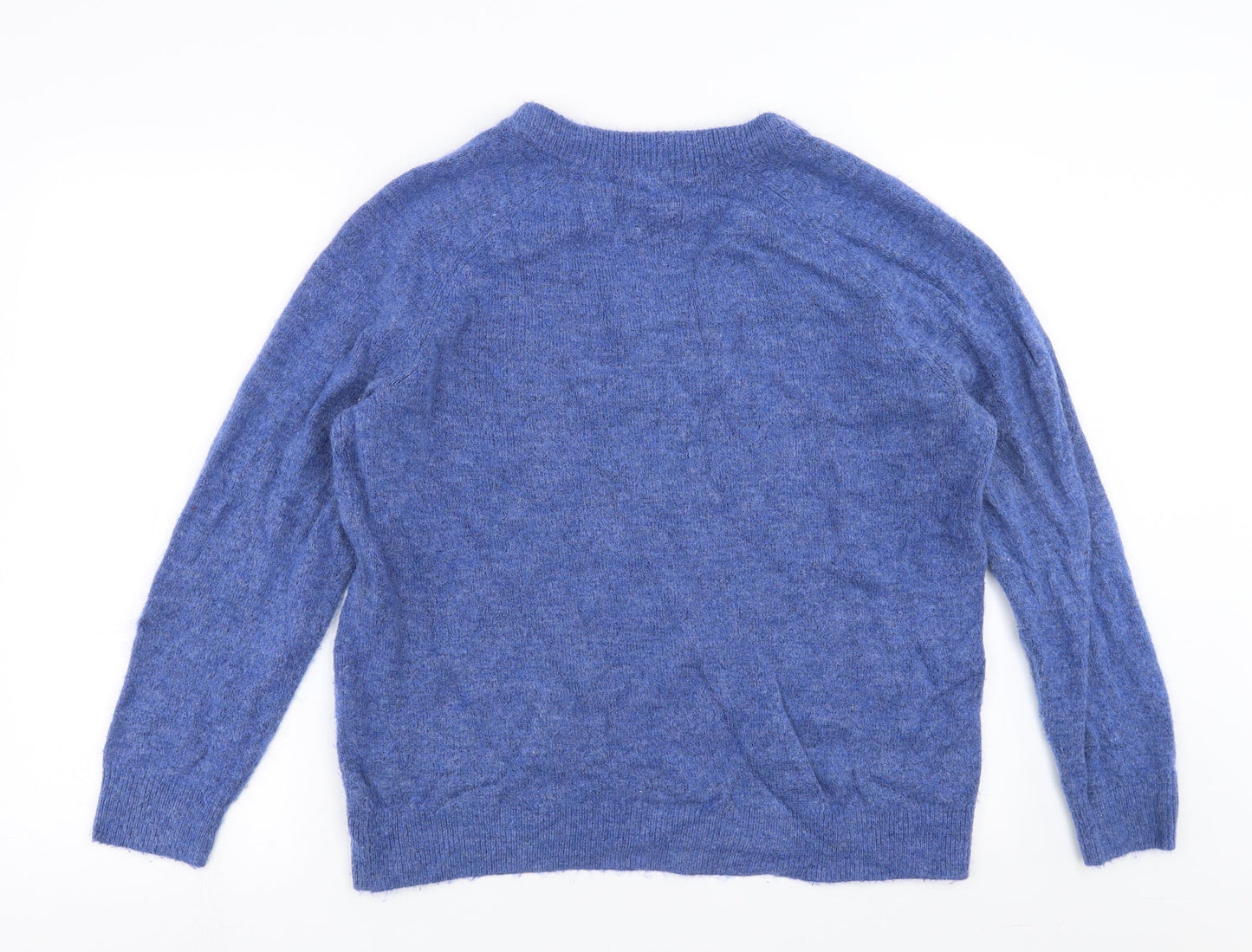 Womens UK Size M H&M Blue Pullover Jumper