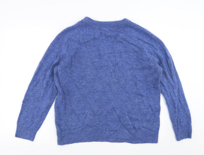 Womens UK Size M H&M Blue Pullover Jumper