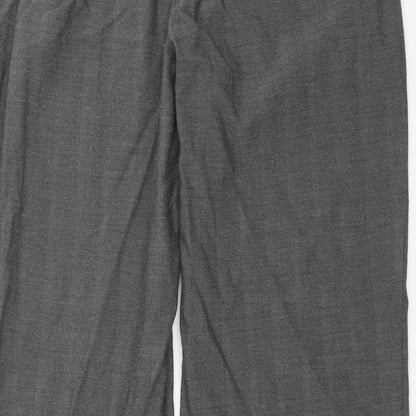 Womens UK Size 14 Marks and Spencer Regular Fit  Grey Trousers