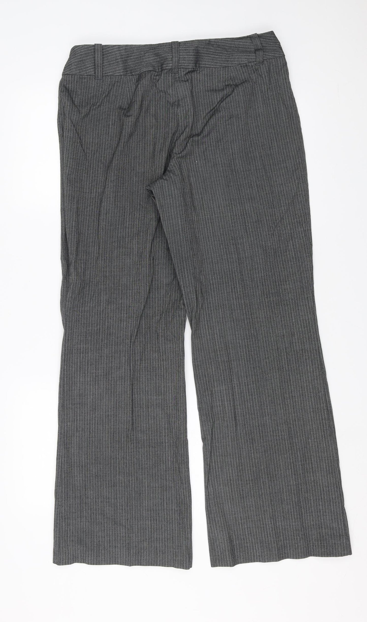 Womens UK Size 14 Marks and Spencer Regular Fit  Grey Trousers