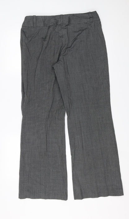 Womens UK Size 14 Marks and Spencer Regular Fit  Grey Trousers