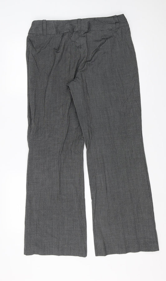 Womens UK Size 14 Marks and Spencer Regular Fit  Grey Trousers