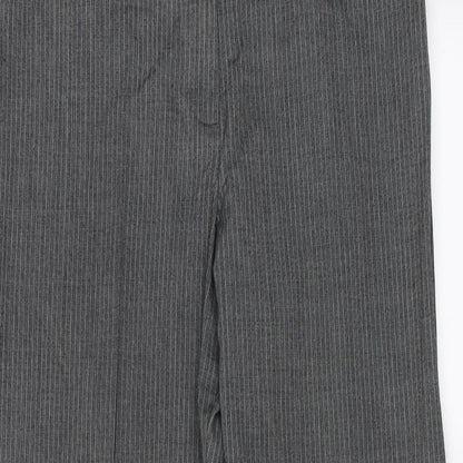 Womens UK Size 14 Marks and Spencer Regular Fit  Grey Trousers