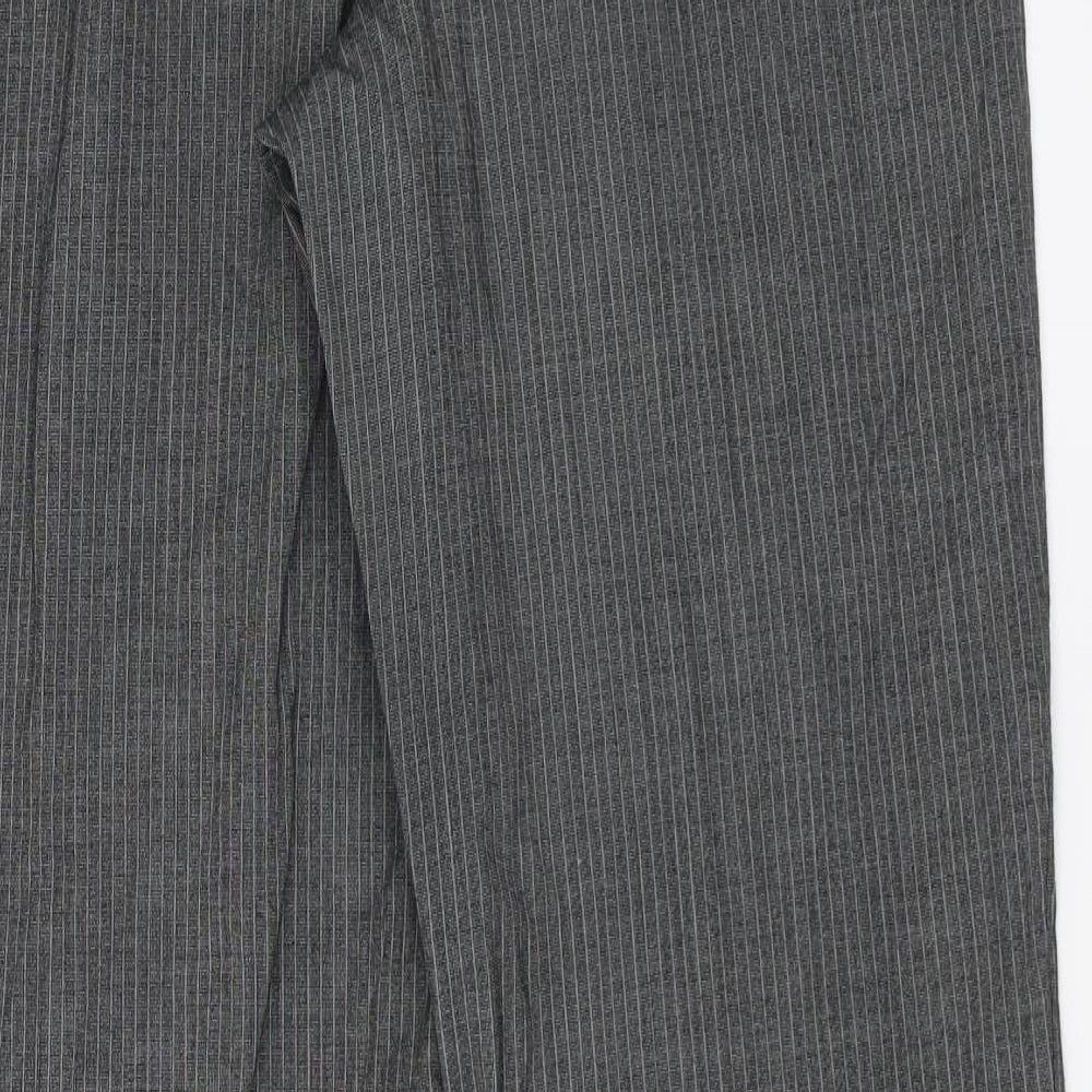 Womens UK Size 14 Marks and Spencer Regular Fit  Grey Trousers