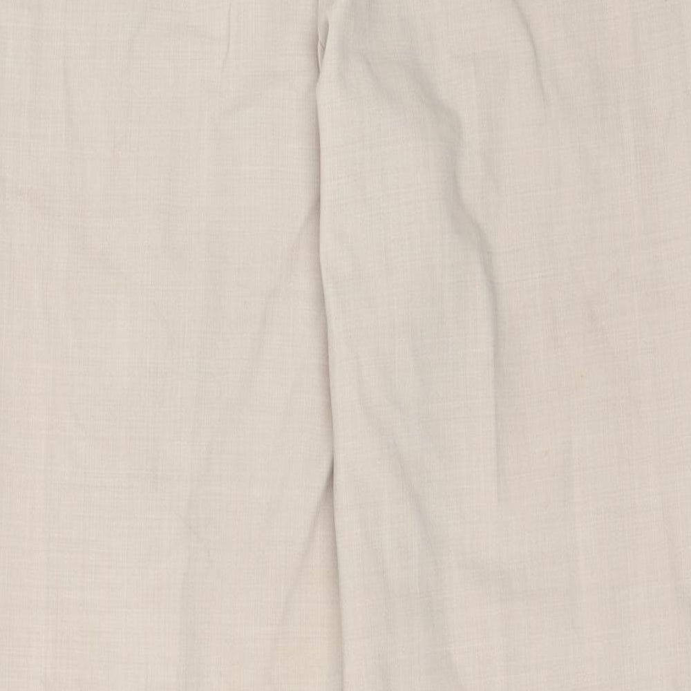 Womens UK Size 32 in Preworn Regular Fit  Beige Trousers