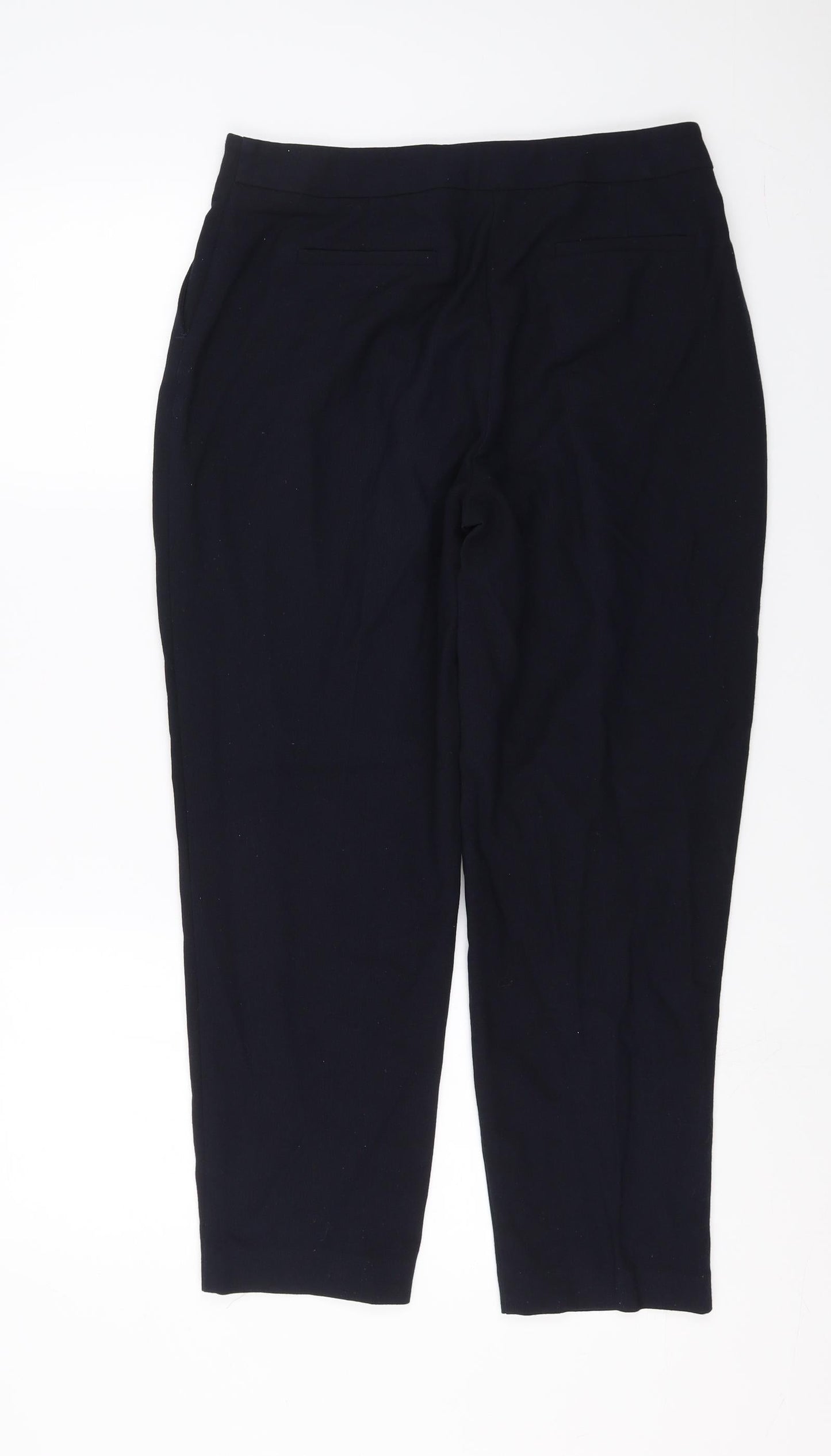 Womens UK Size 10 Marks and Spencer Regular Fit  Blue Trousers