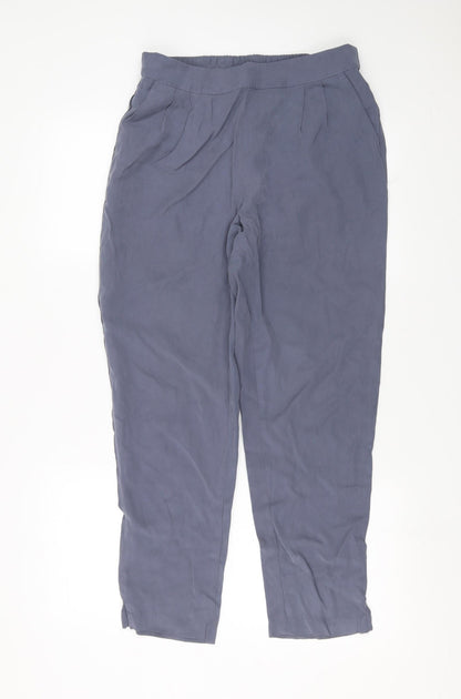 Womens UK Size 10 VILA Regular Fit  Blue Trousers