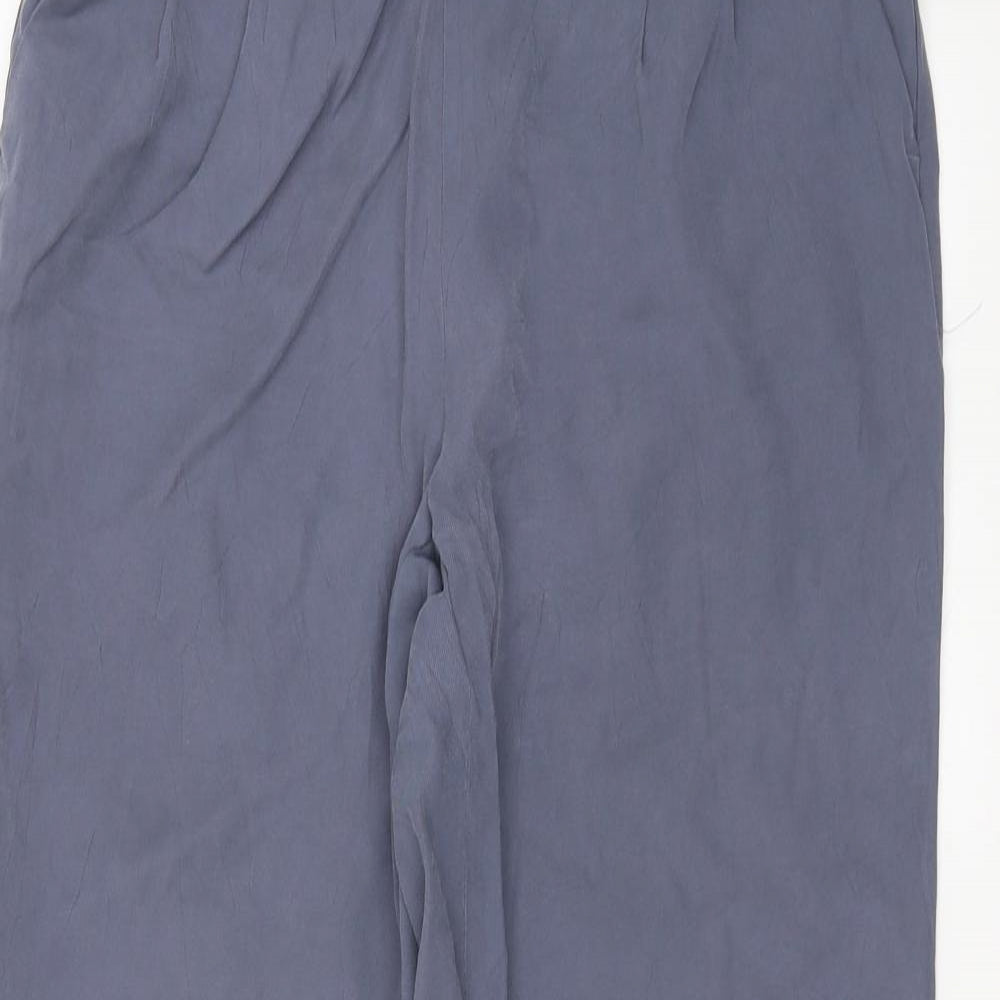 Womens UK Size 10 VILA Regular Fit  Blue Trousers