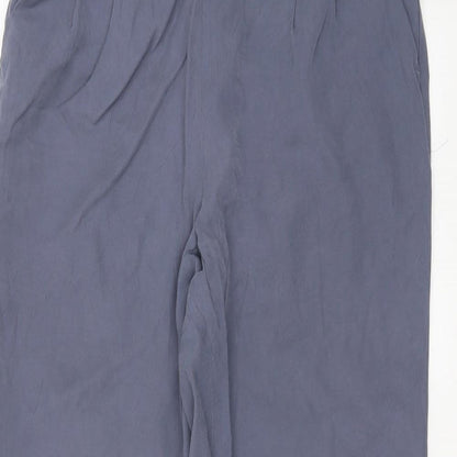 Womens UK Size 10 VILA Regular Fit  Blue Trousers