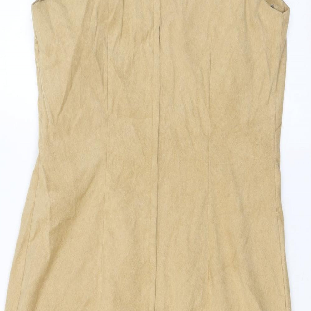 Wallis Womens Beige   Shift  Size 10
