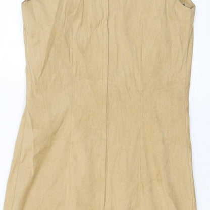 Wallis Womens Beige   Shift  Size 10