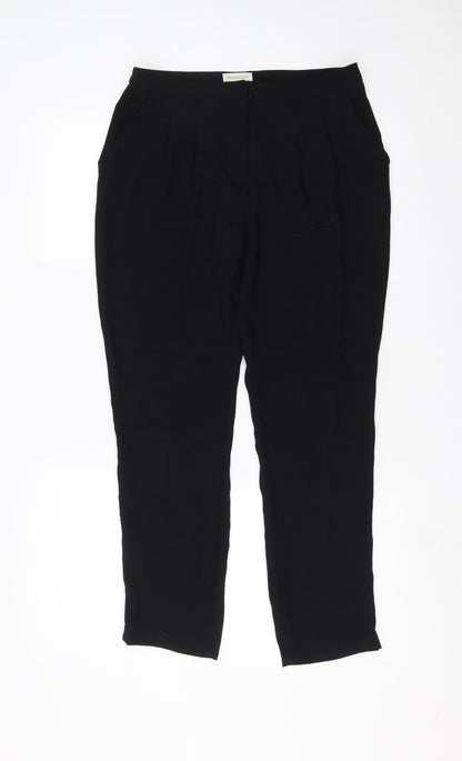 Monsoon Womens Black   Trousers  Size 8 L27 in