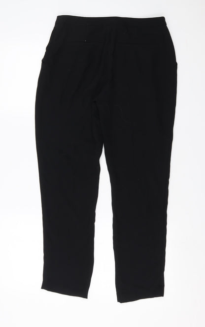Monsoon Womens Black   Trousers  Size 8 L27 in
