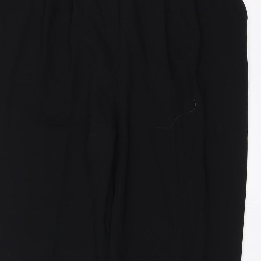 Monsoon Womens Black   Trousers  Size 8 L27 in