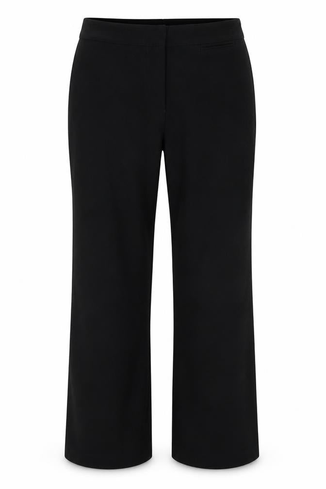 Womens UK Size 30 in TruTex Regular Fit  Black Trousers