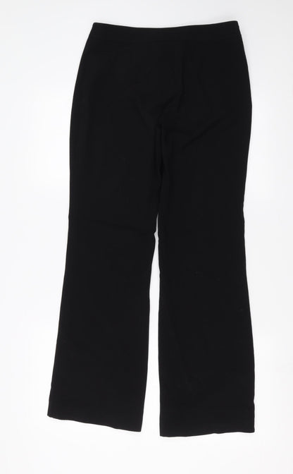 Womens UK Size 30 in TruTex Regular Fit  Black Trousers