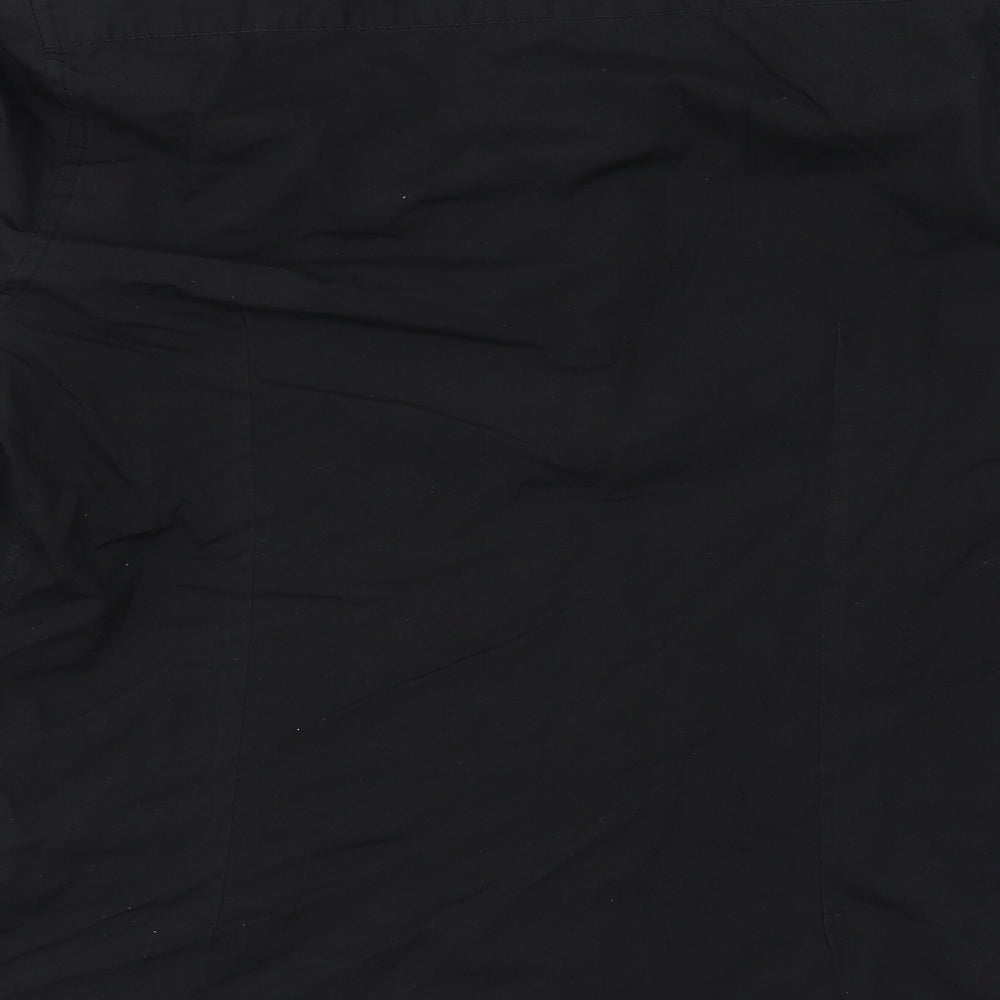 B&W Mens Black    Button-Up Size 16