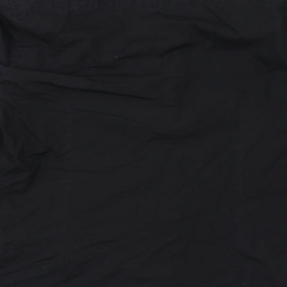 B&W Mens Black    Button-Up Size 16