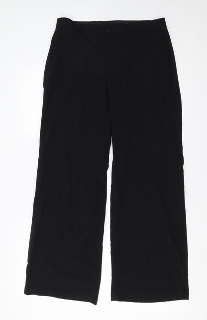 Womens UK Size 12 Marks and Spencer Regular Fit  Black Trousers