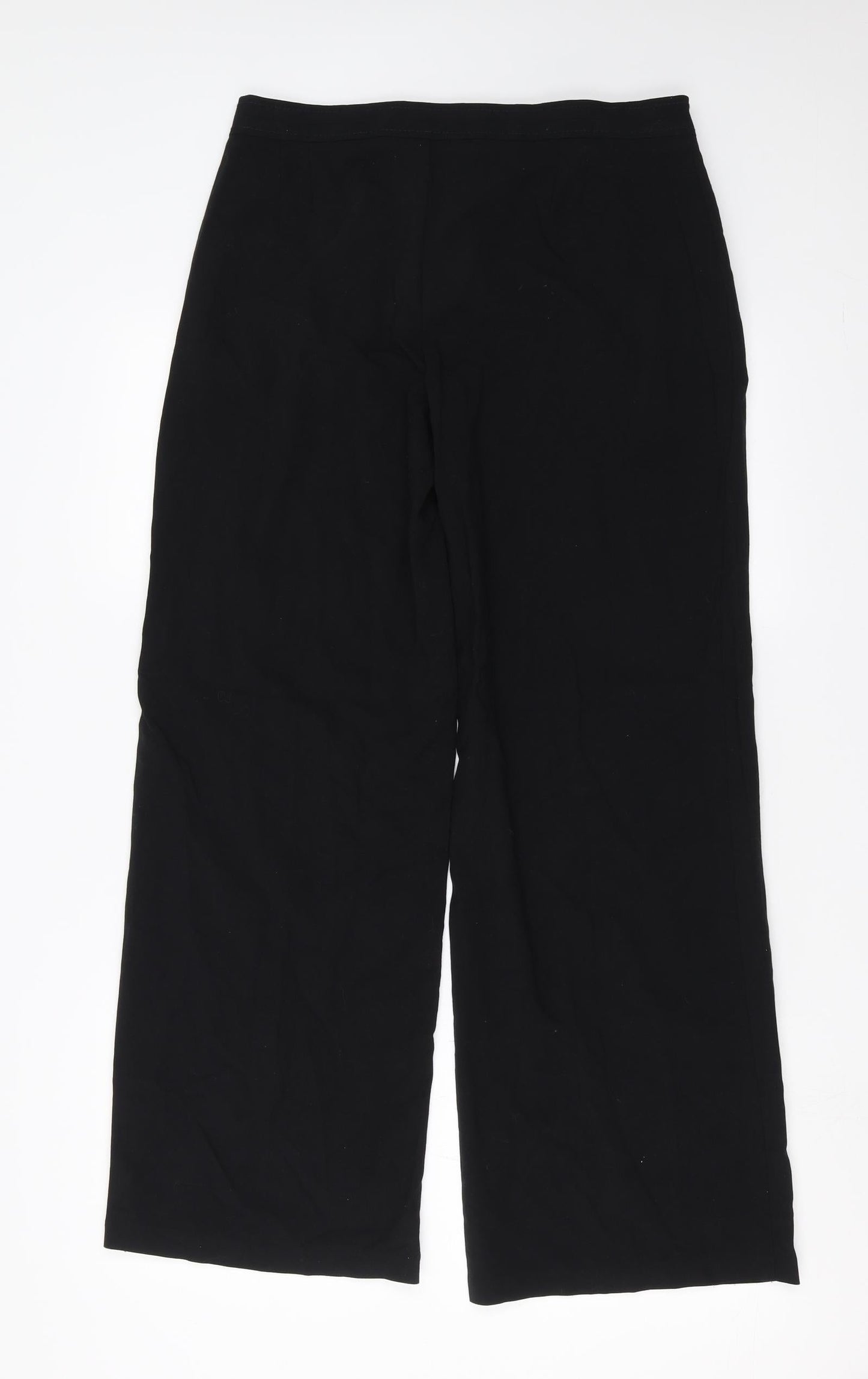 Womens UK Size 12 Marks and Spencer Regular Fit  Black Trousers