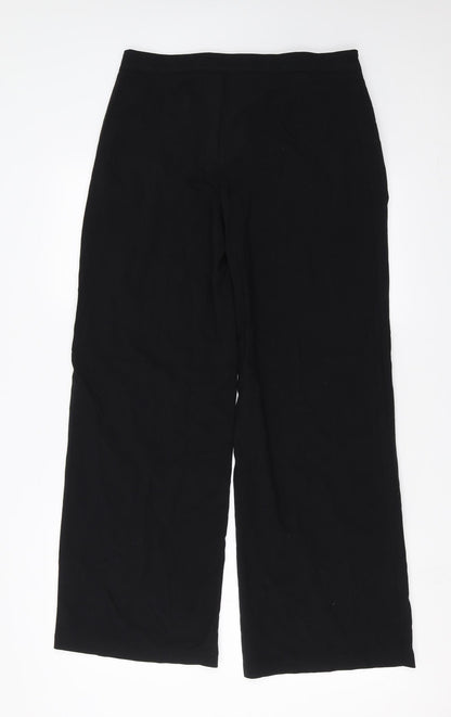 Womens UK Size 12 Marks and Spencer Regular Fit  Black Trousers